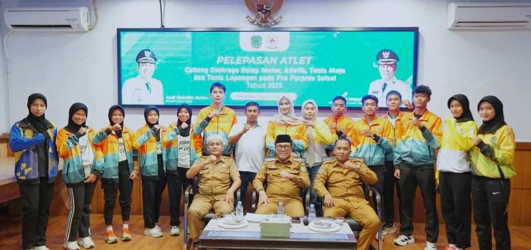 Wakil Bupati Luwu Utara, Lepas Atlet ke Pra Porprov Sulsel 2025: Titip Pesan Ini