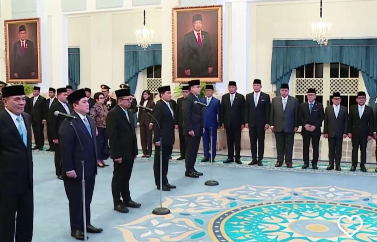 Presiden RI, Sudah Tiga Kali Lakukan Reshuffle Kabinet Merah Putih