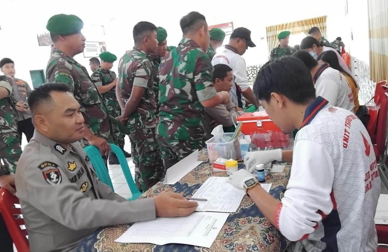 Sambut Hari Jadi TNI Ke 80, Kodim 1414/Tator Gelar Donor Darah
