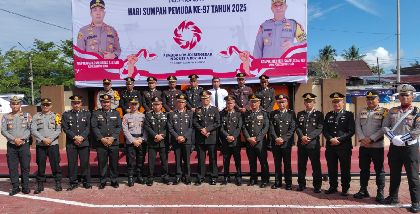 Polres Luwu Utara Gelar Upacara Peringatan Hari Sumpah Pemuda ke-97