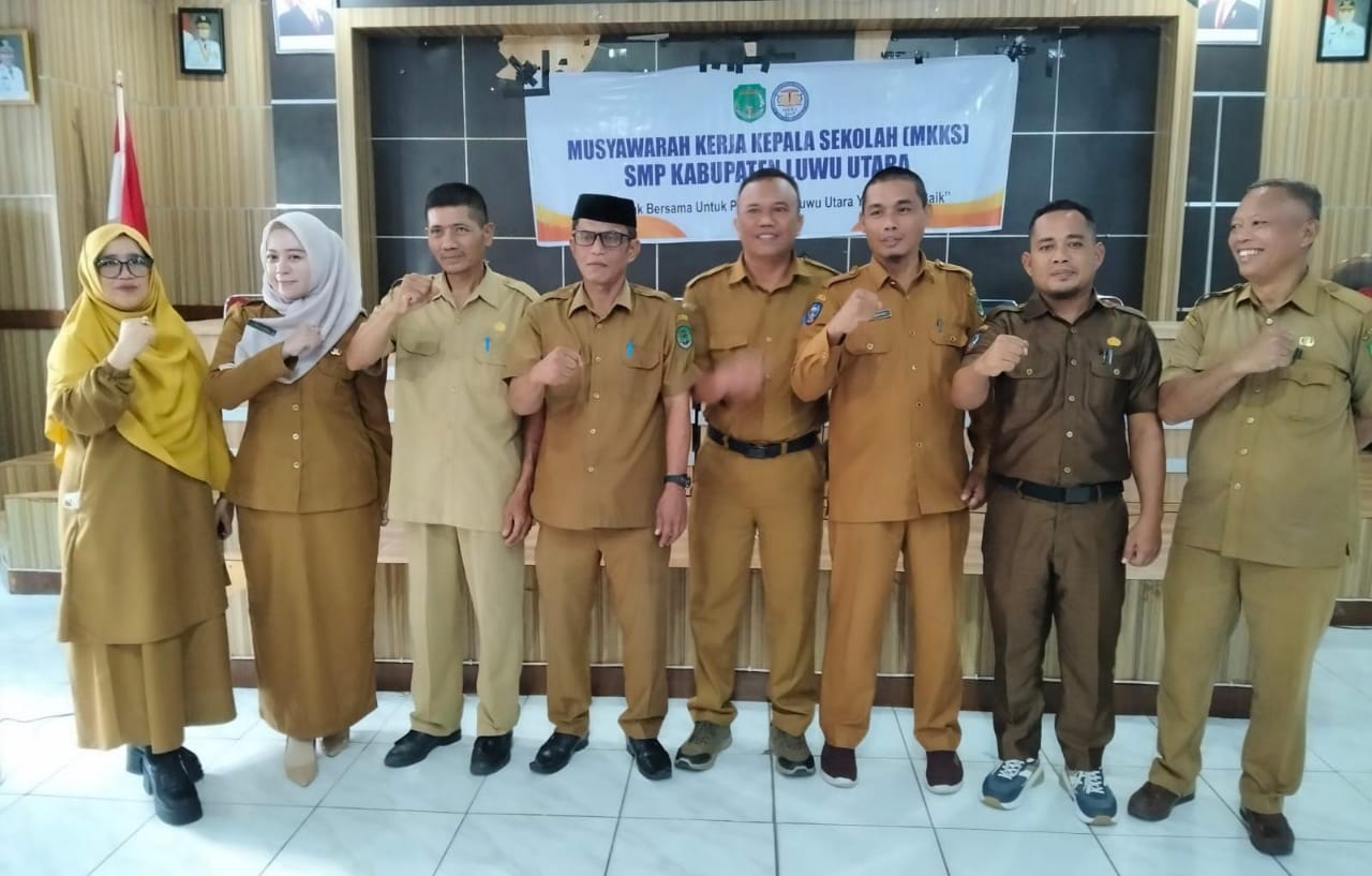 Pengurus MKKS SMPN Luwu Utara Terbentuk