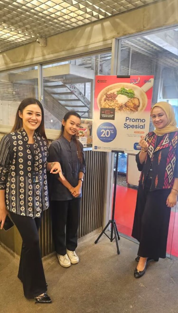 BRI Otista dan Bakmi Gang Kelinci Kolaborasi Dorong Pembayaran Digital