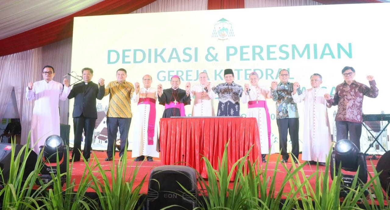 Gereja Katedral Keuskupan Agung Makassar Diresmikan, Dedikasi Untuk Kemuliaan Tuhan