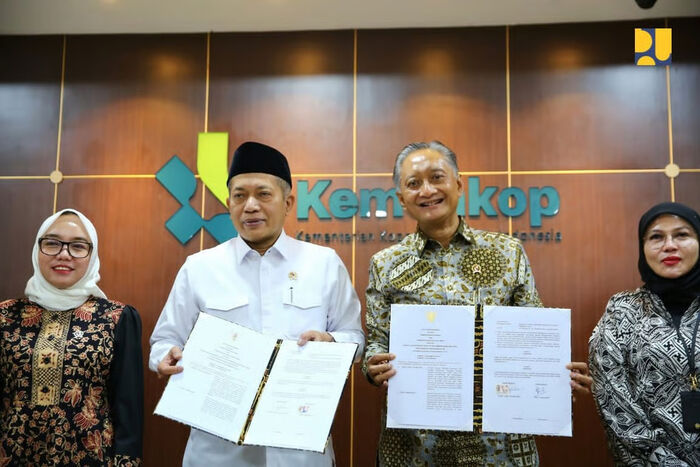 Kementerian PU dan Kementerian Koperasi Teken Nota Kesepahaman, Percepat Pembangunan Koperasi Merah Putih